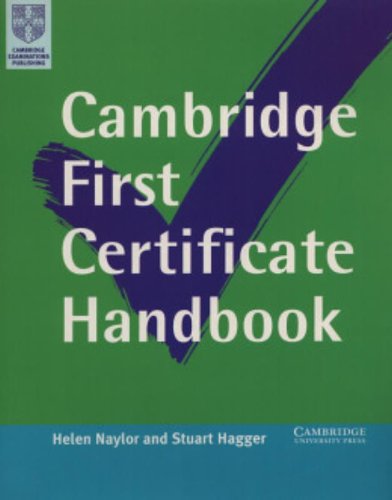 Cambridge First Certificate Handbook (Cambridge First Certificate Skills) Foreign Languages ​​& Dictionaries