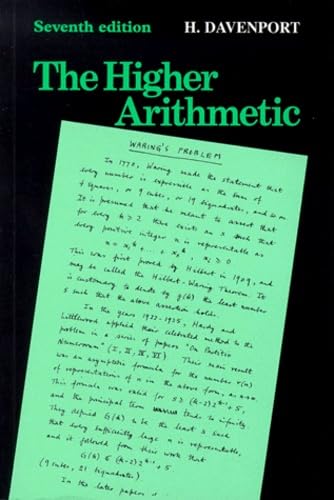 The Higher Arithmetic: An Introduction to the Theory of Numbers Mathematics