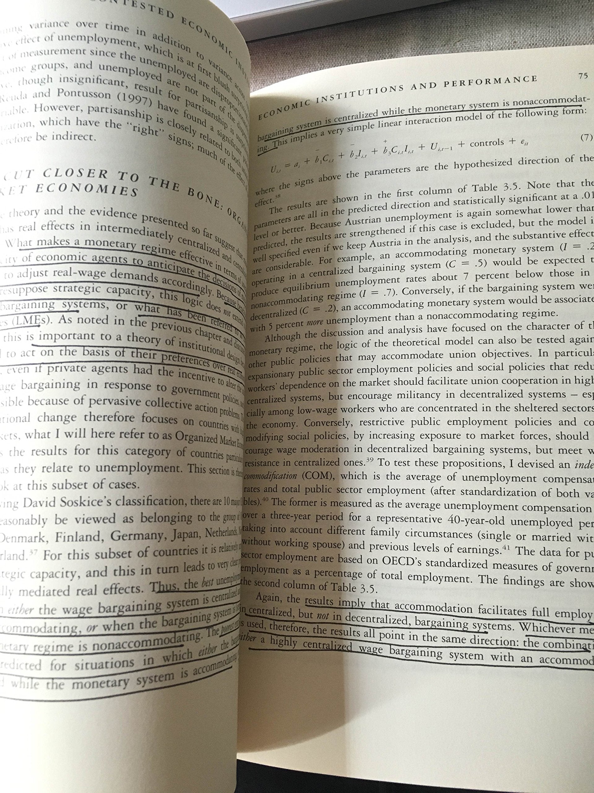 Contested Economic Institutions Business, Finance & Career