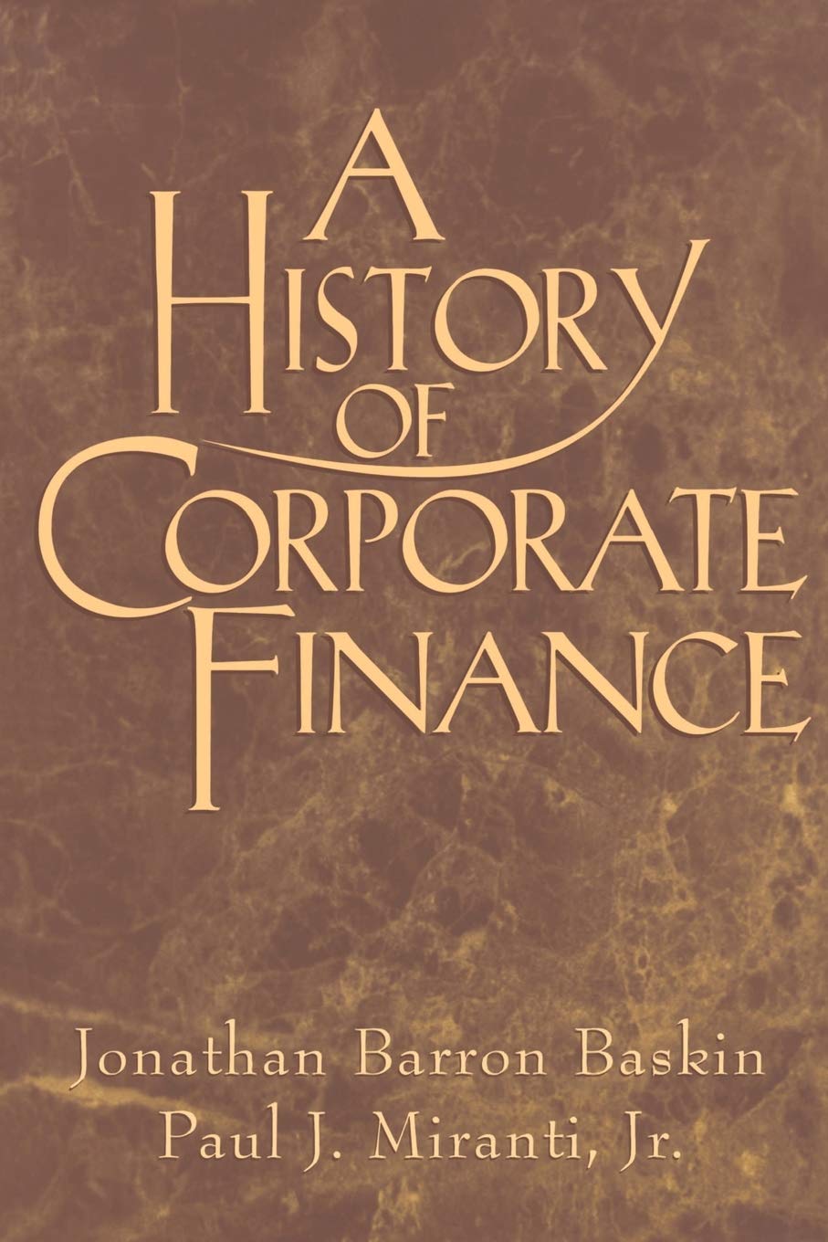 A History of Corporate Finance Law