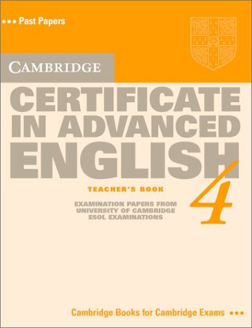 Cambridge Certificate In Advanced English 4 (CAE Practice Tests) Foreign Languages ​​& Dictionaries