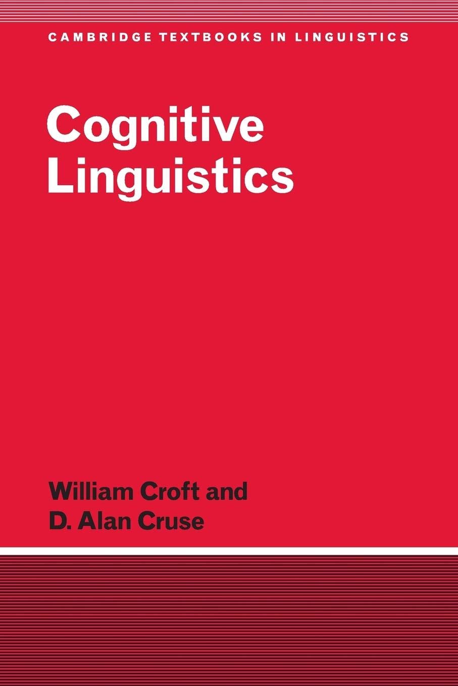 Product Image: Cognitive Linguistics (Cambridge Textbooks in Linguistics)