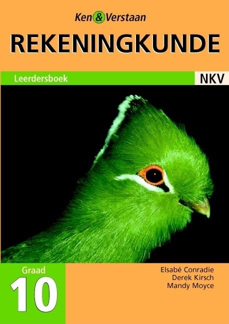 Study and Master Accounting Grade 10 Learner's Book Afrikaans Translation Education
