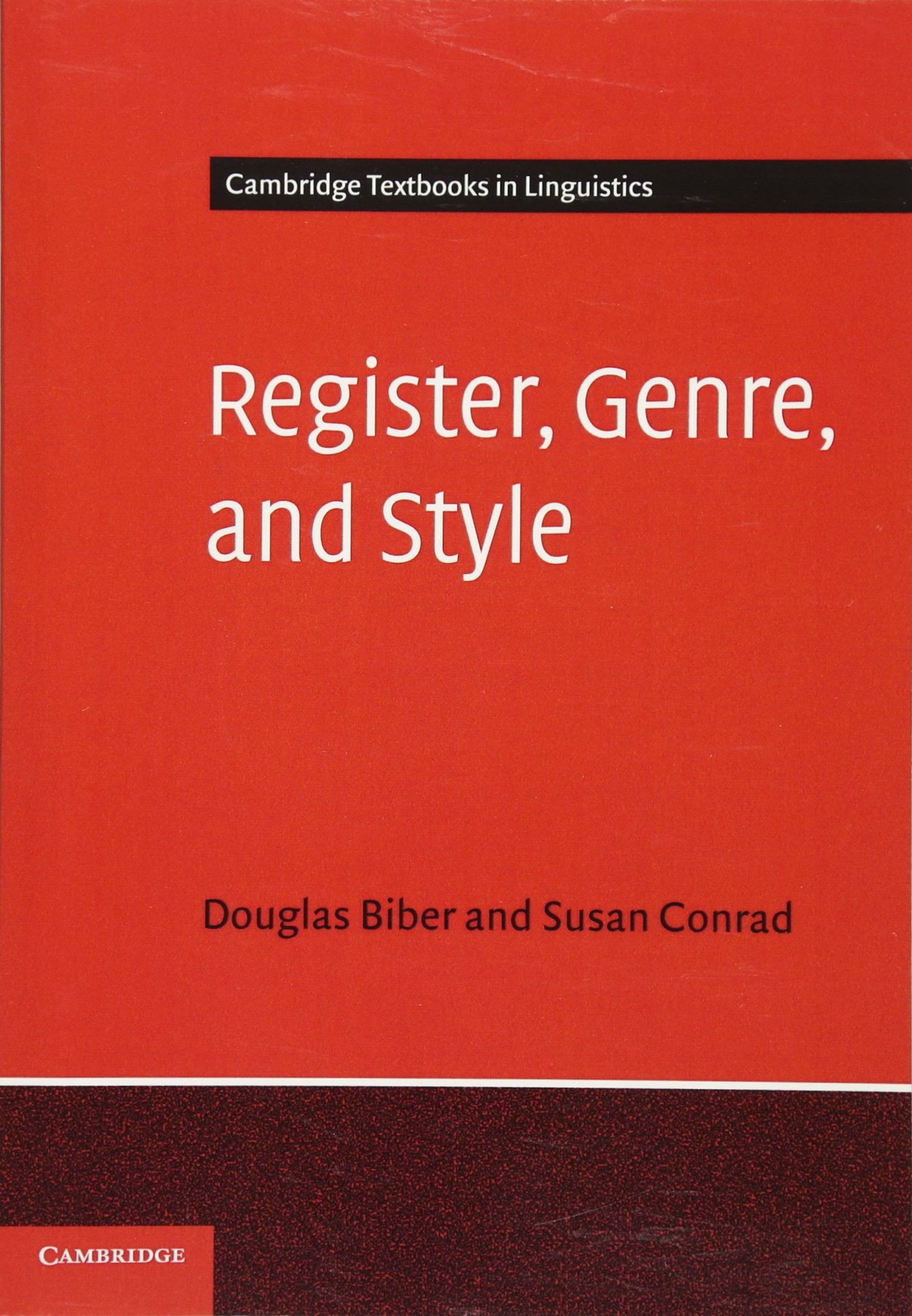 Register, Genre, and Style (Cambridge Textbooks in Linguistics) Social Sciences