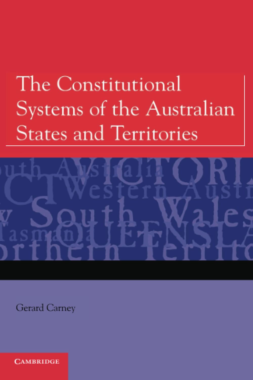 The Constitutional Systems of the Australian States and             Territories Law