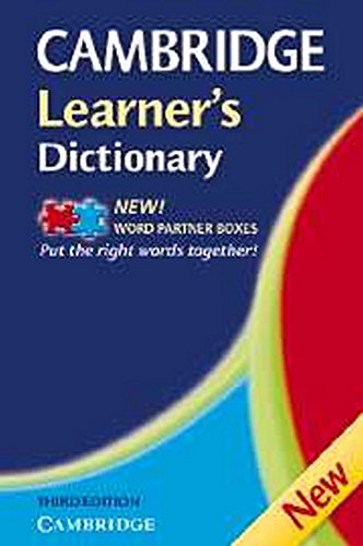 Cambridge Learner's Dictionary 3rd Edition Foreign Languages ​​& Dictionaries