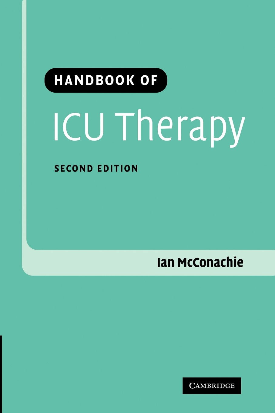 Handbook of ICU Therapy book