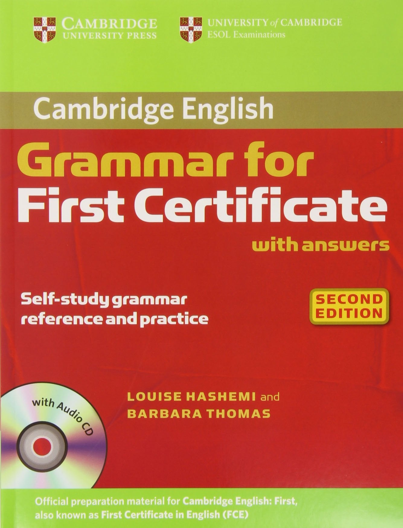 Cambridge Grammar for First Certificate with Answers and Audio CD 2nd Edition Foreign Languages ​​& Dictionaries
