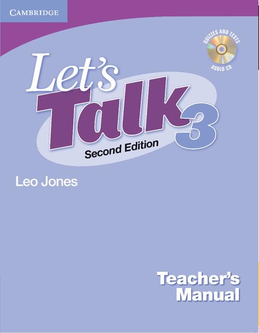 Let's Talk Level 3 Teacher's Manual with Audio CD 2nd Edition (Lets Talk, 3, Band 3) Foreign Languages ​​& Dictionaries