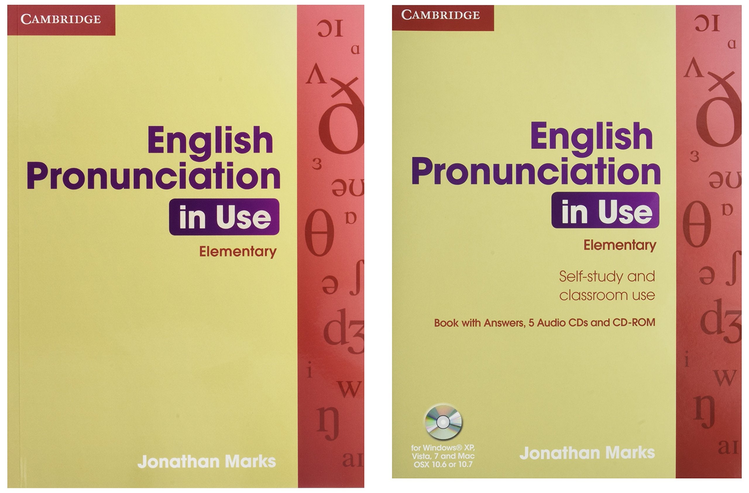 English Pronunciation in Use Elementary Book with Answers, 5 Audio CDs and CD-ROM Foreign Languages ​​& Dictionaries
