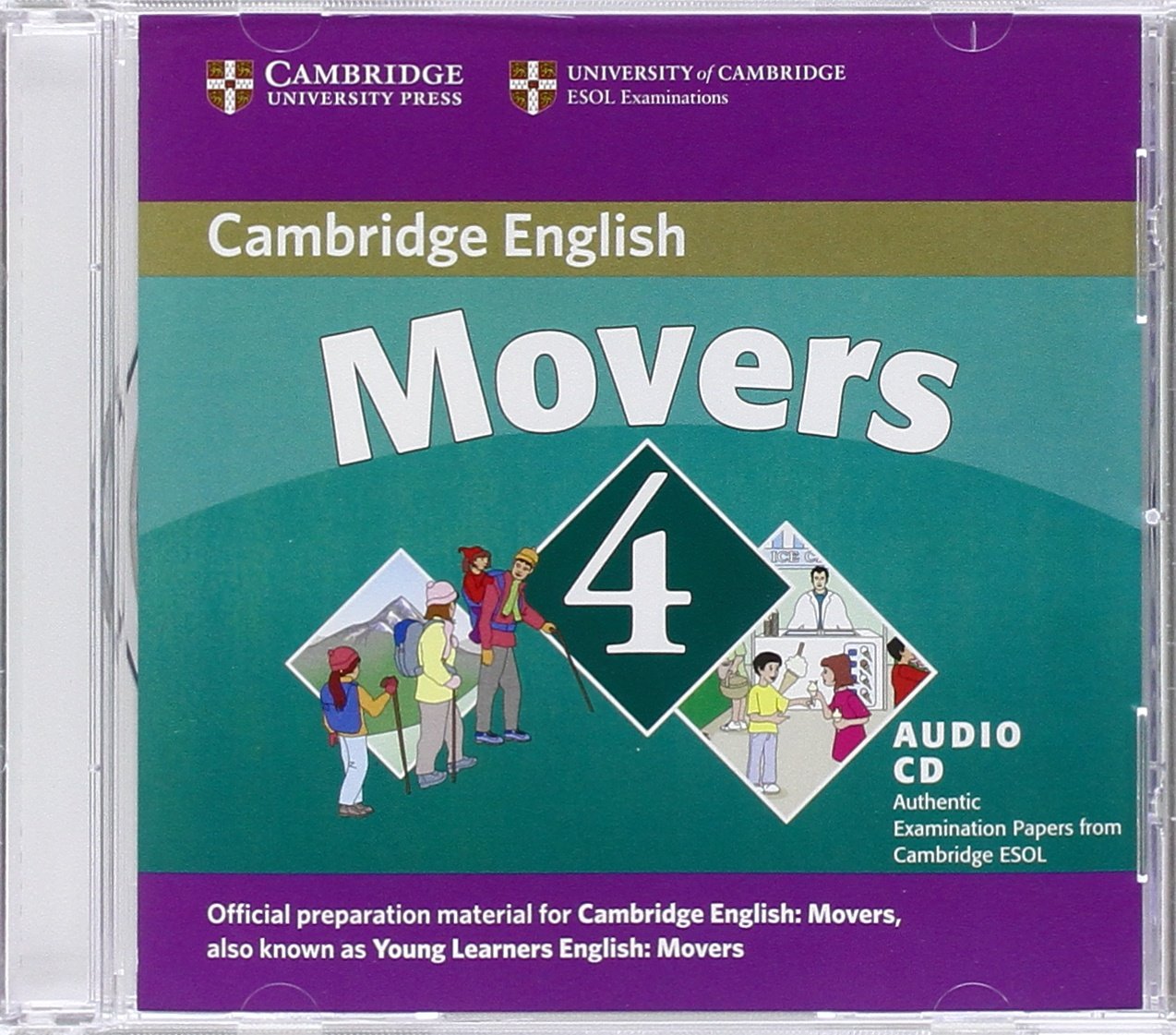 Cambridge Young Learners English Tests Movers 4 Audio CD: Examination Papers from the University of Cambridge ESOL Examinations Foreign Languages ​​& Dictionaries