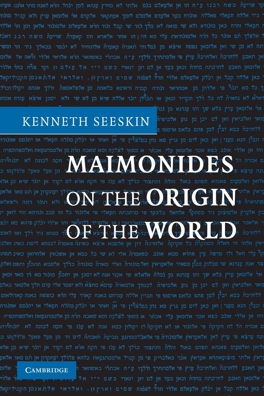 Maimonides on the Origin of the World Philosophy