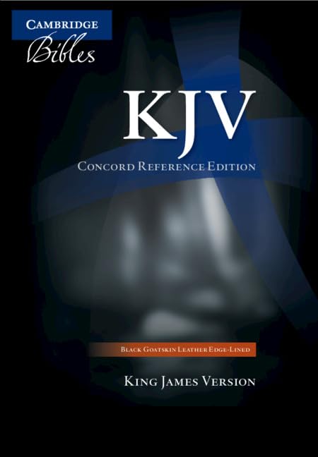 KJV Concord Reference Bible, Black Edge-lined Goatskin Leather, KJ566:XE book