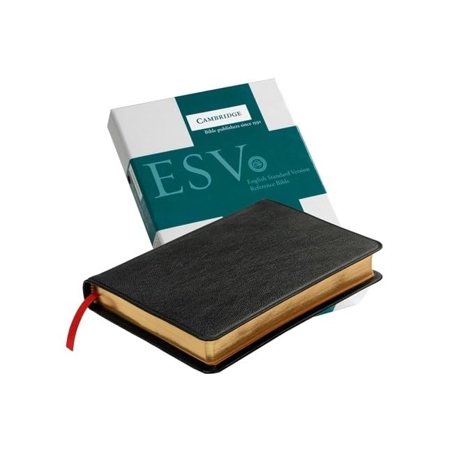 ESV Pitt Minion Reference Edition ES446:XR black goatskin leather: English Standard Version, Black, Goatskin Leather, Pitt Minion Edition, Reference Bible Film, Art & Culture