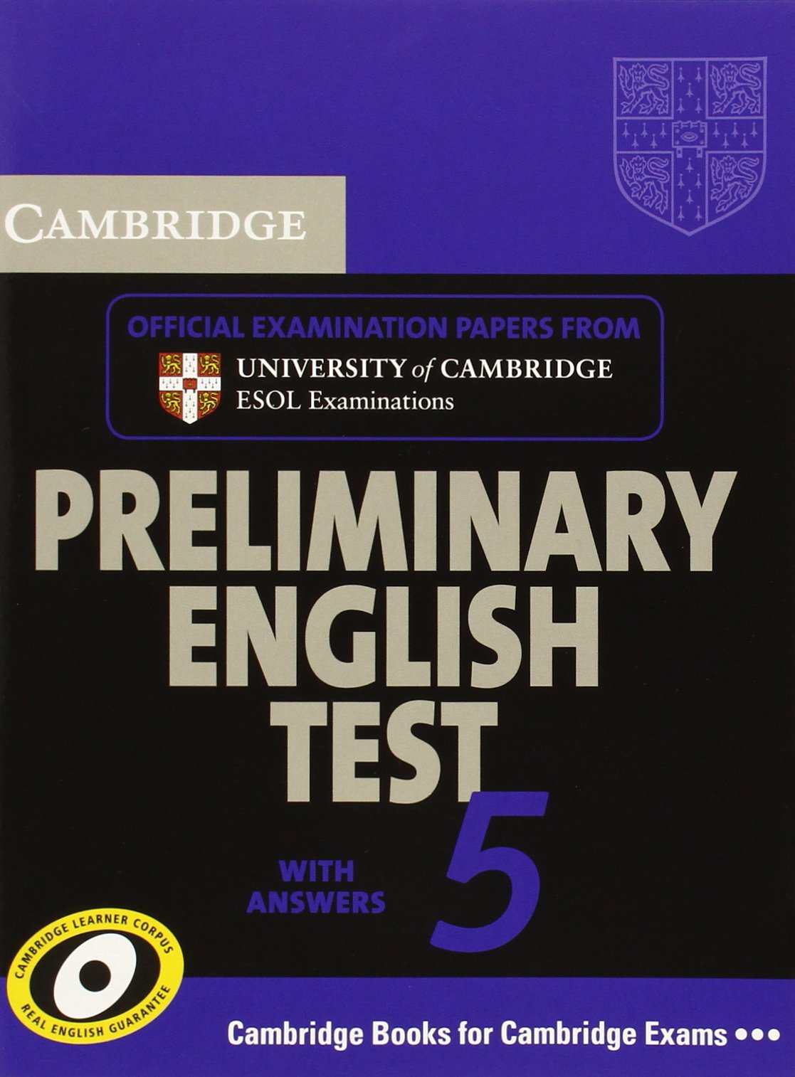 Cambridge Preliminary English Test 5 Student's Book with answers (PET Practice Tests) Foreign Languages ​​& Dictionaries