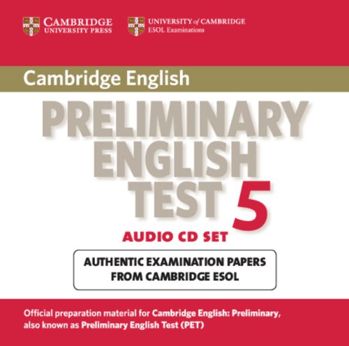 Cambridge Preliminary English Test 5 Audio CD Set (2 CDs) (Pet Practice Tests) Foreign Languages ​​& Dictionaries