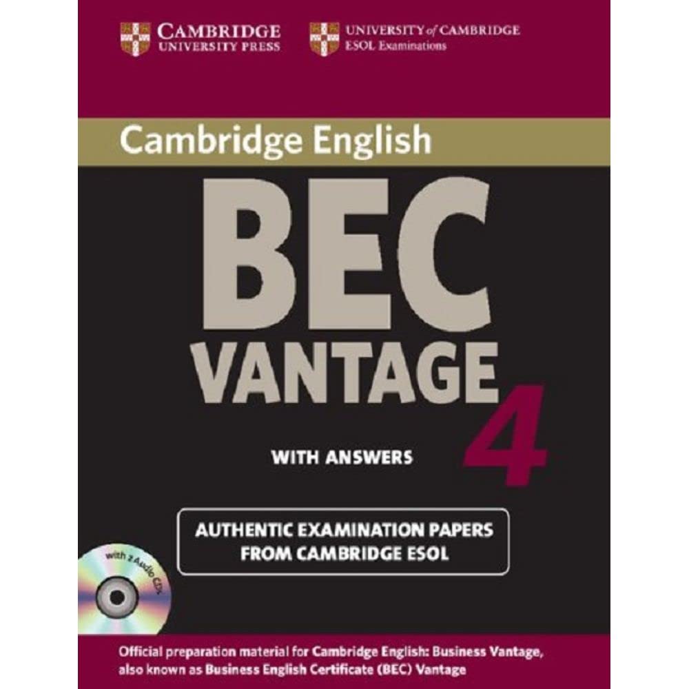Cambridge BEC 4 Vantage Self-study Pack (Student's Book with answers and Audio CDs (2)): Examination Papers from University of Cambridge ESOL Examinations (BEC Practice Tests) Foreign Languages ​​& Dictionaries