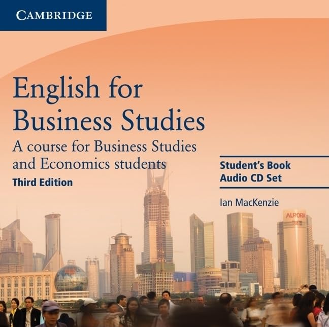 English for Business Studies Audio CDs (2) 3rd Edition: A Course for Business Studies and Economics Students Business, Finance & Career