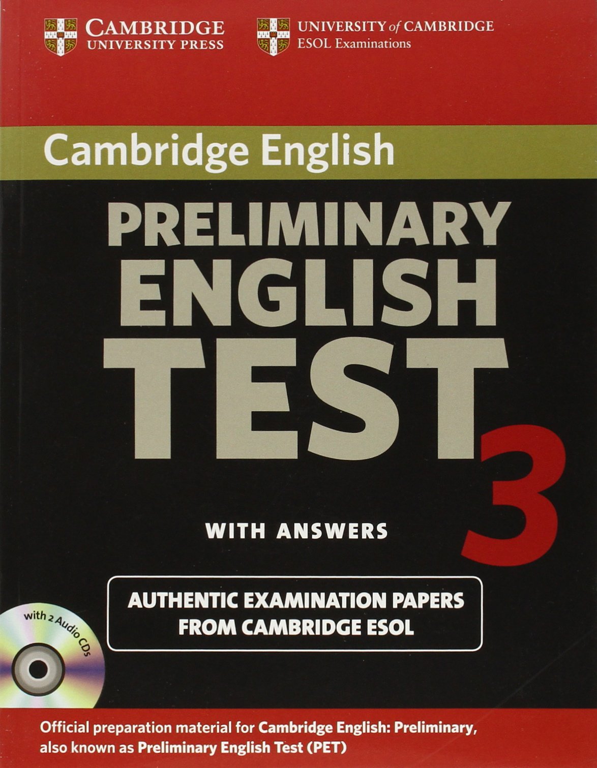 Cambridge Preliminary English Test 3 Self-study Pack: Examination Papers from the University of Cambridge ESOL Examinations book