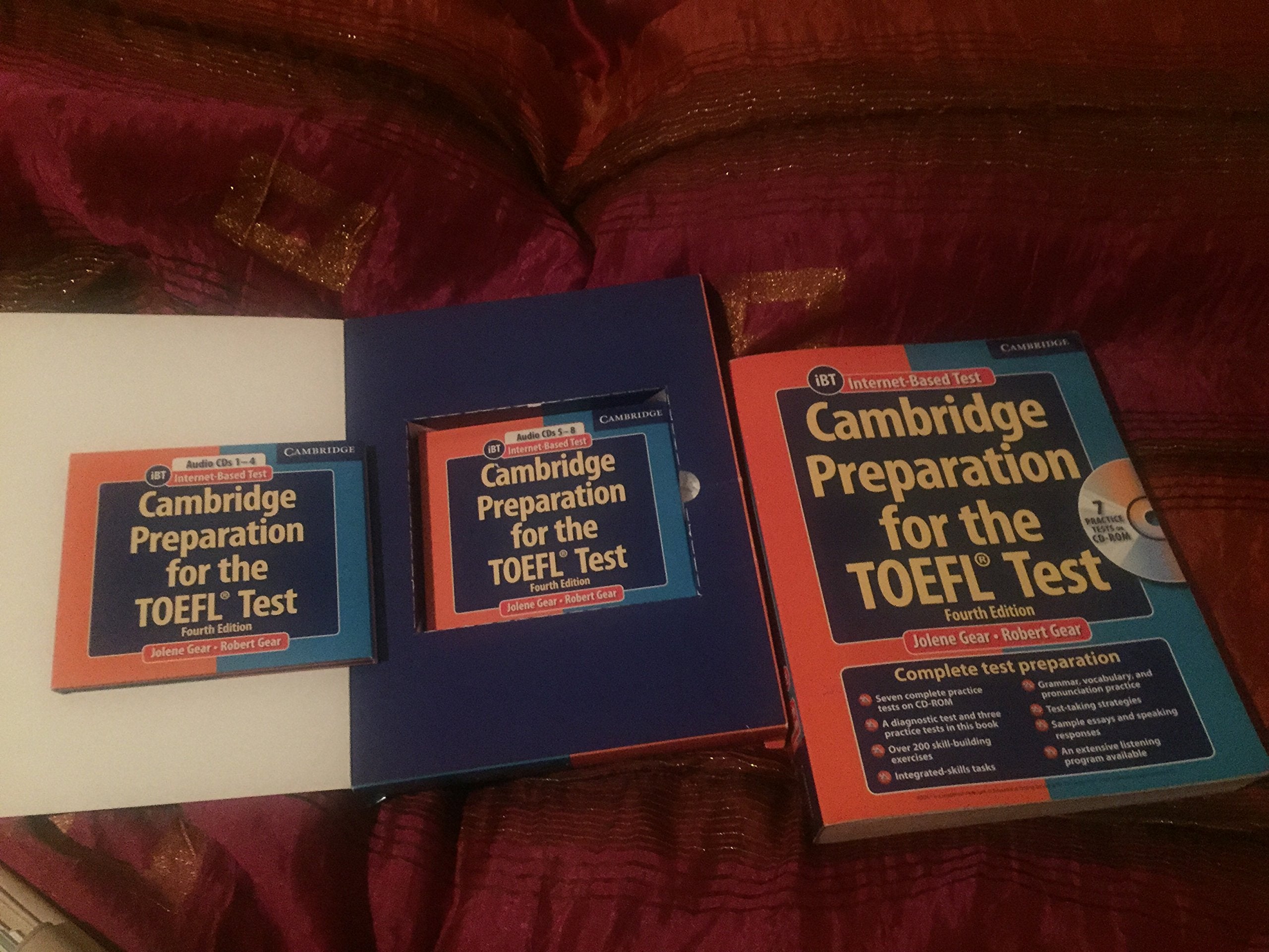 Cambridge Preparation for the TOEFL® Test Book with CD-ROM and Audio CDs Pack 4th Edition Foreign Languages ​​& Dictionaries