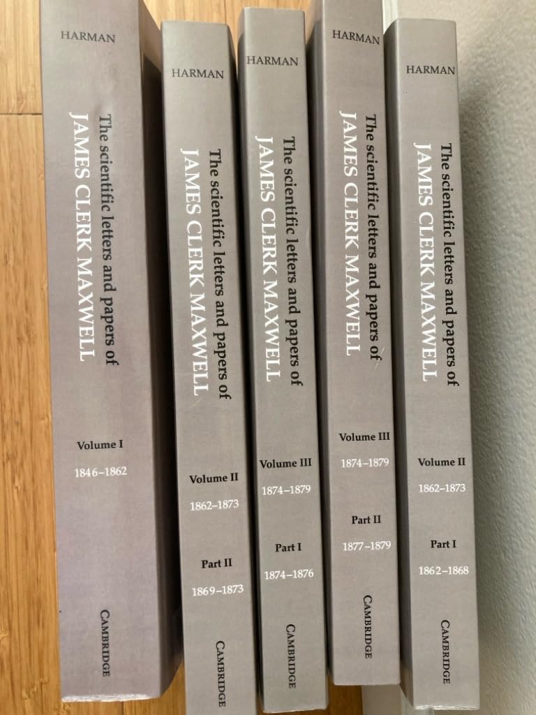The Scientific Letters and Papers of James Clerk Maxwell 3 Volume Paperback Set (5 physical parts) Business & Technology