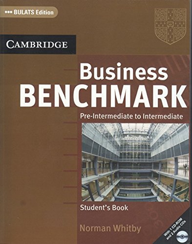 BUSINESS BENCHMARK PRE-INT TO INT.STUDENTS BOOK W/1 CD-ROM & 2ACD PACK BULATS ED.(SOUTH ASIAN ED.) Foreign Languages ​​& Dictionaries