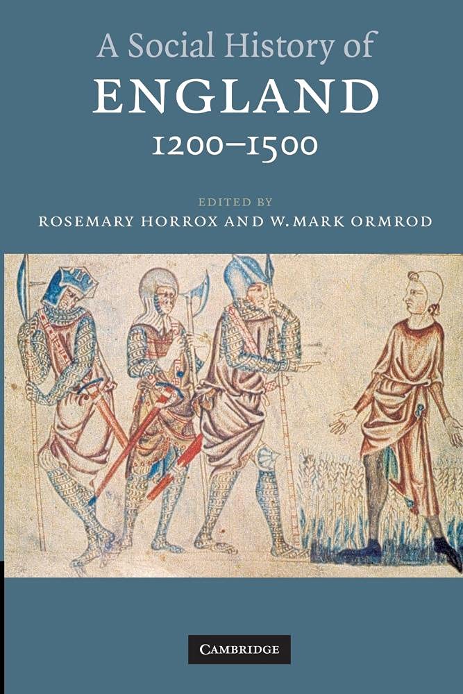 A Social History of England, 1200-1500 Social Sciences