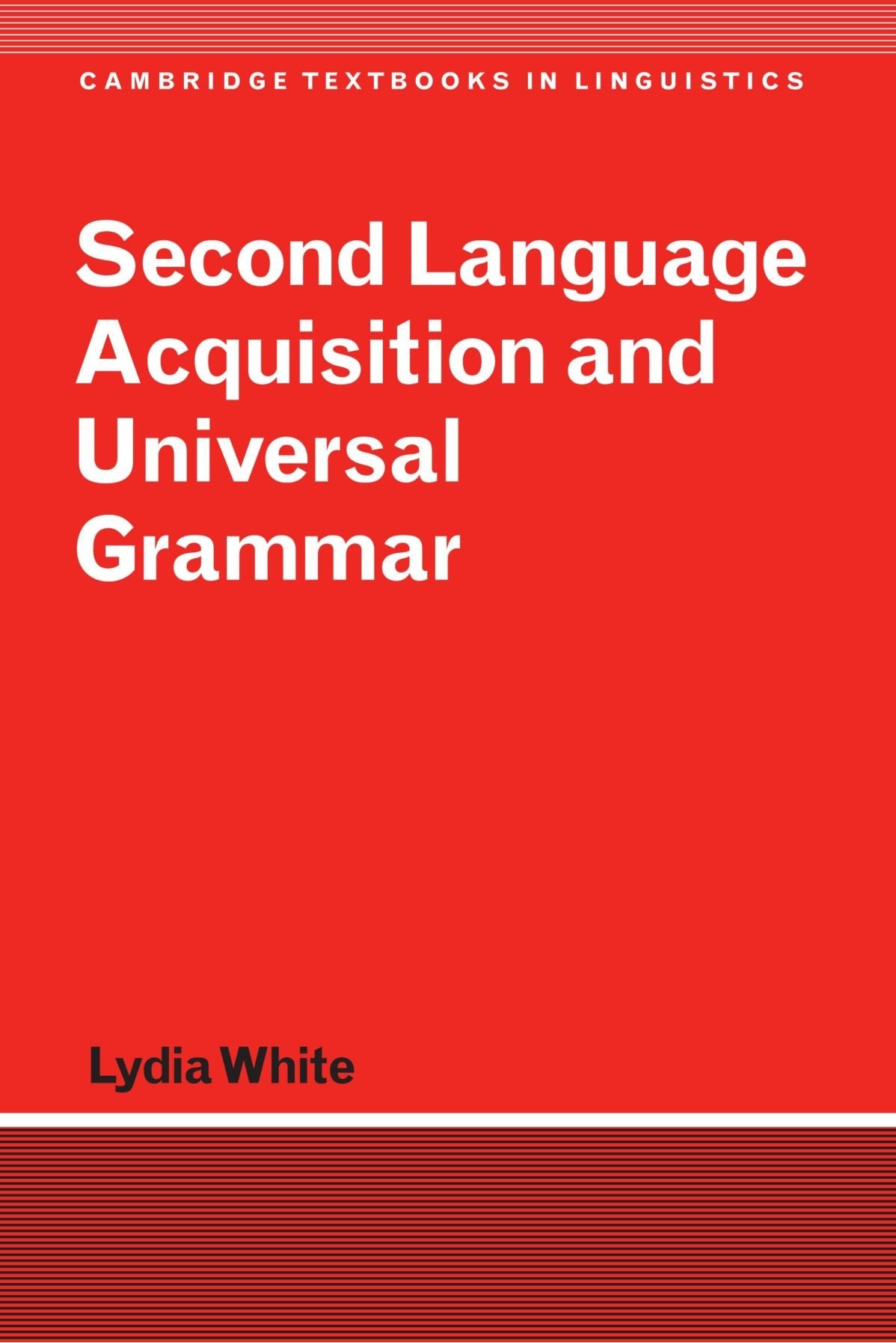 Secnd Lang Acquisitn Universal Gram Social Sciences