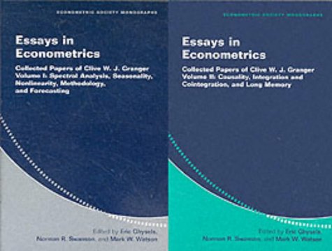 Essays in Econometrics 2 Volume Paperback Set: Collected Papers of Clive W. J. Granger (Econometric Society Monographs) Business, Finance & Career