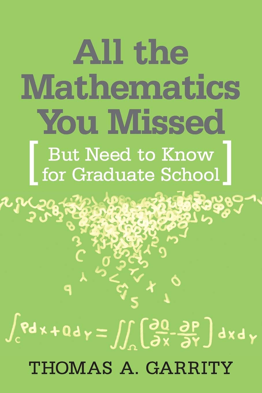 All the Mathematics You Missed: But Need to Know for Graduate School Mathematics
