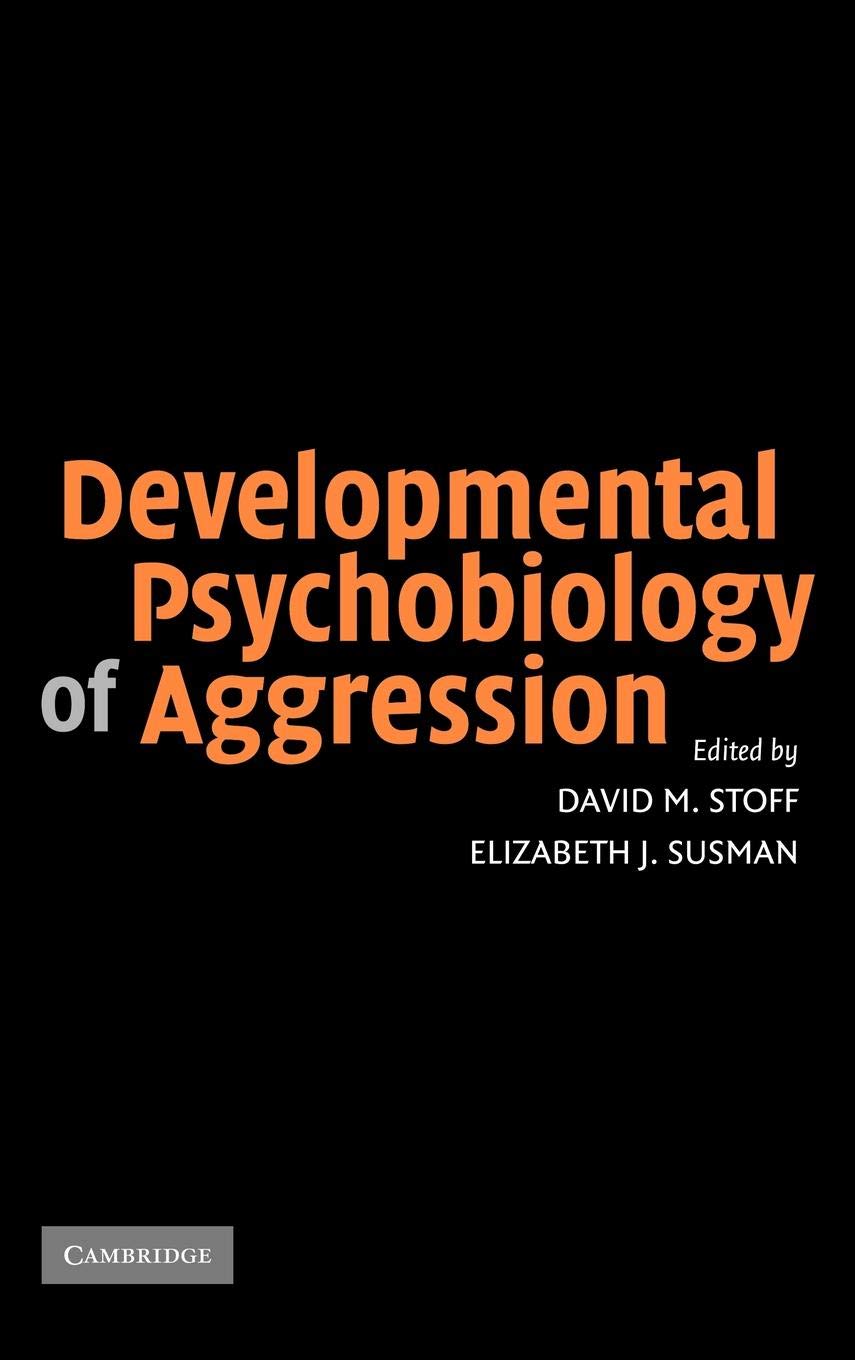 Product Image: Developmental Psychobiology of Aggression