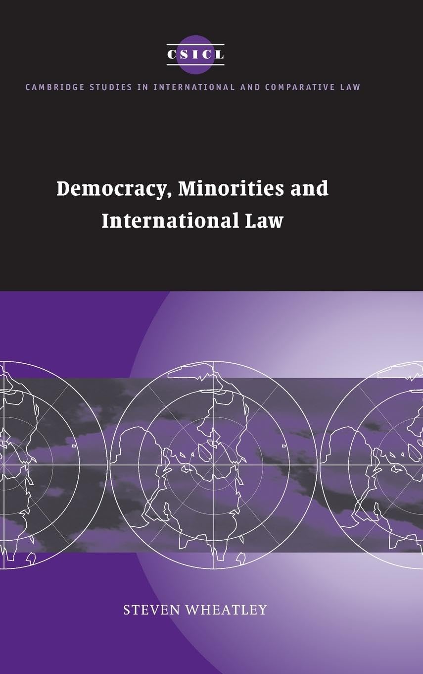 Democracy, Minorities and International Law Law