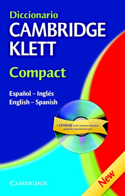 Diccionario Cambridge Klett Compact Español-Inglés/English-Spanish Hardback with CD-ROM book