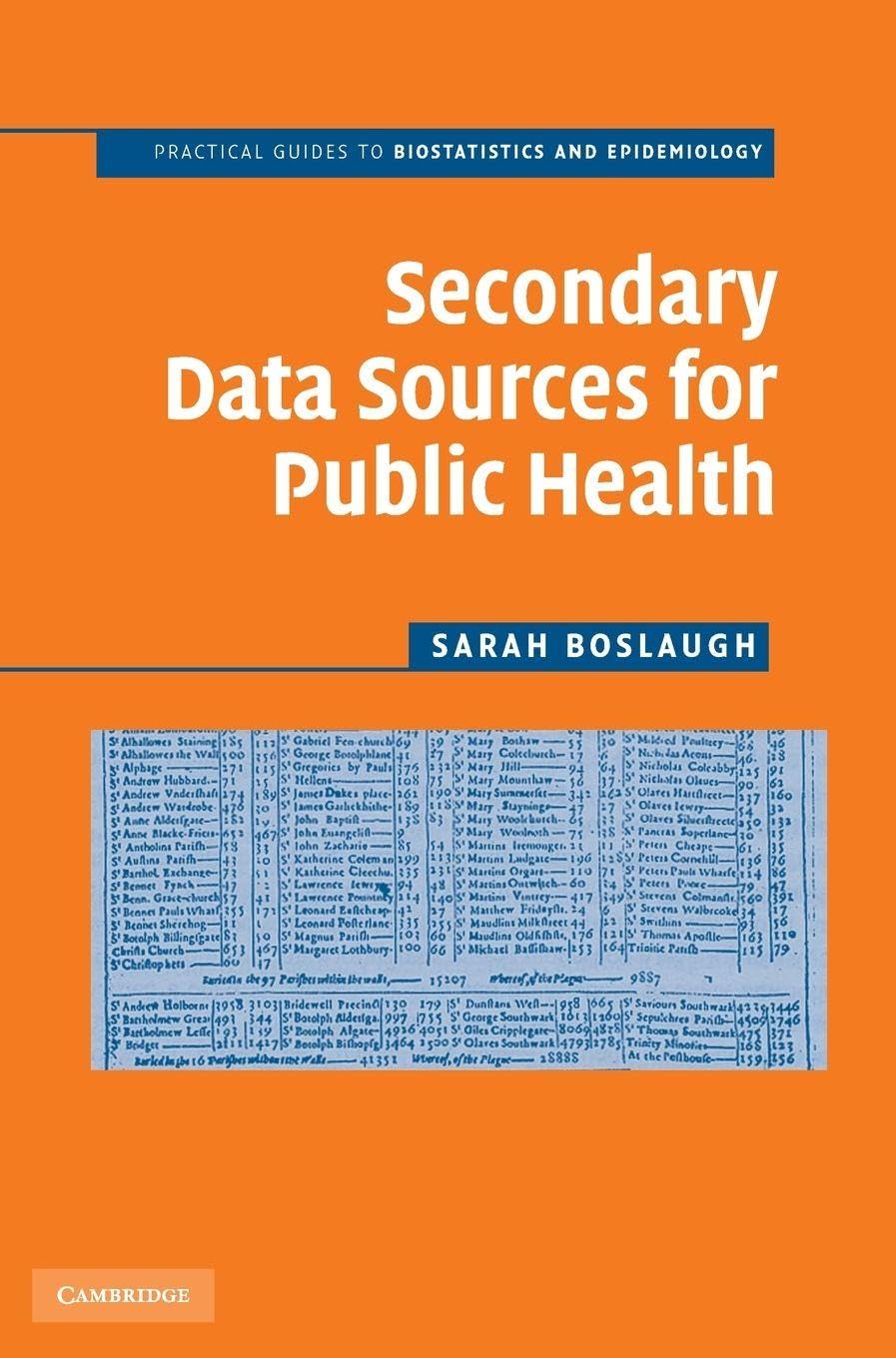 Product Image: Secondary Data Sources for Public Health