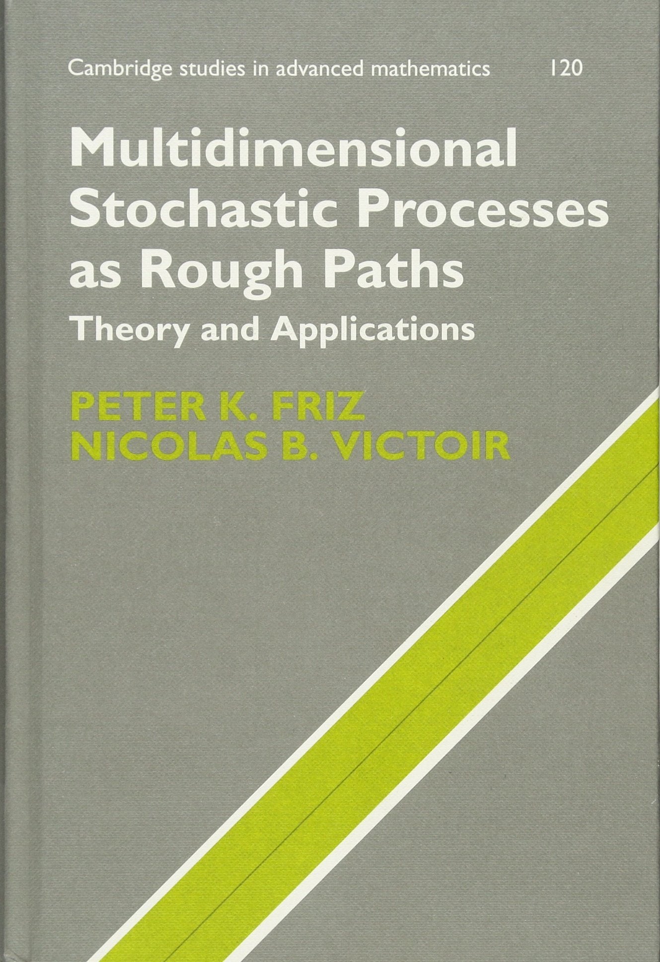 Multidimensional Stochastic Processes as Rough Paths: Theory and Applications (Cambridge Studies in Advanced Mathematics) (Cambridge Studies in Advanced Mathematics, 120, Band 120) Mathematics