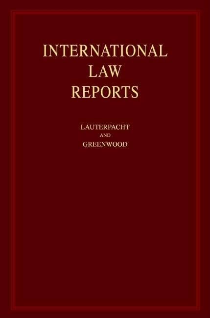 International Law Reports Law