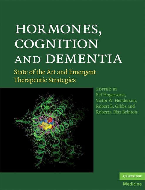 Hormones, Cognition and Dementia Medicine Books