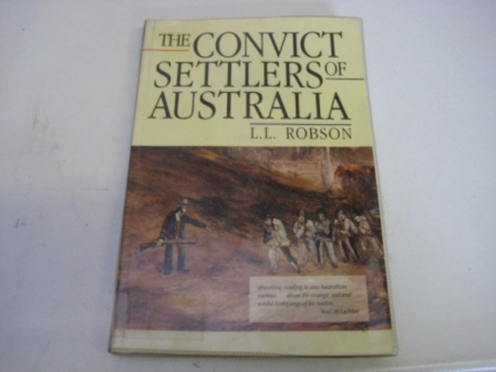 The Convict Settlers of Australia Law