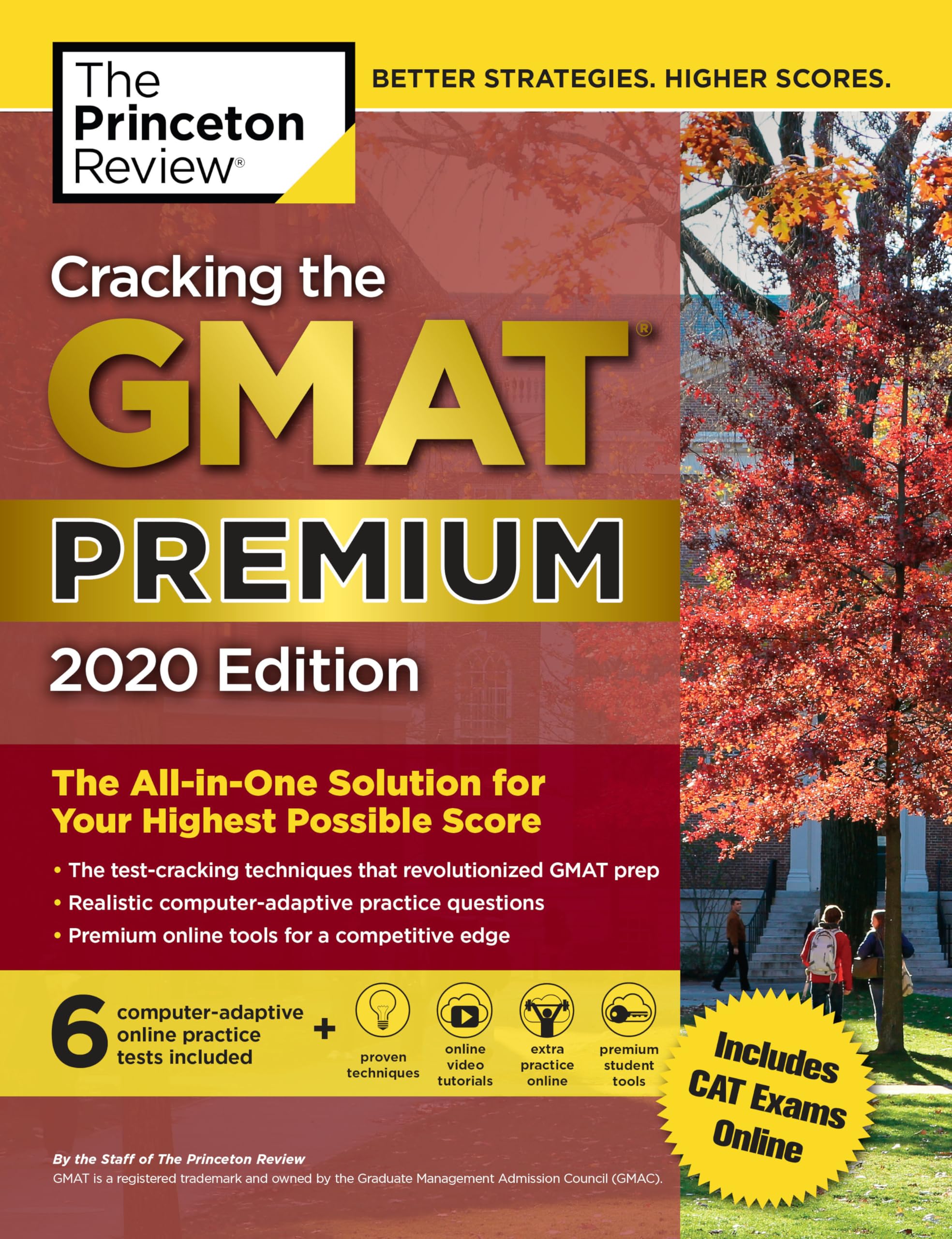 Cracking the GMAT Premium Edition with 6 Computer-Adaptive Practice Tests, 2020 Business, Finance & Career