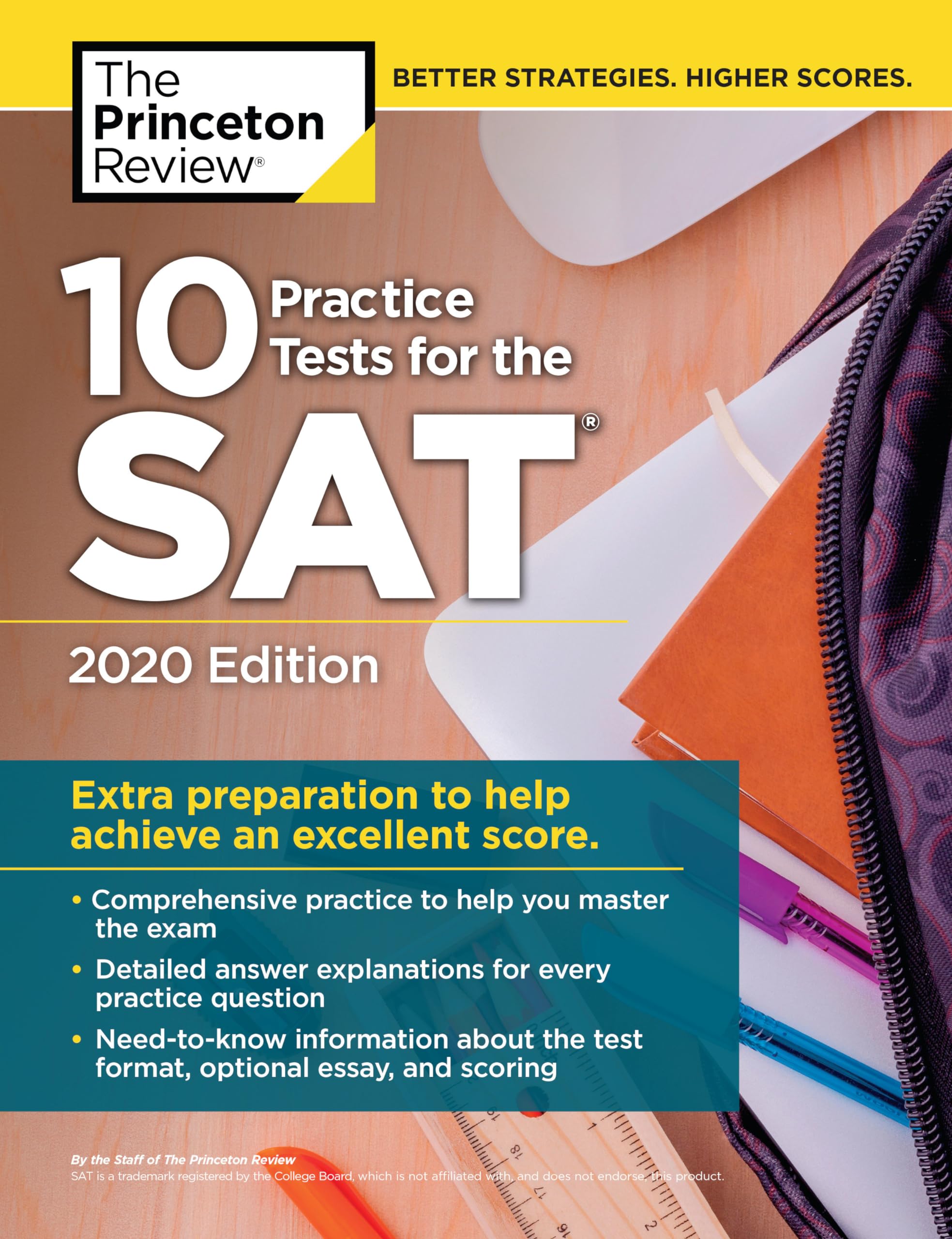 10 Practice Tests for the SAT, Edition 2020 Study Guides