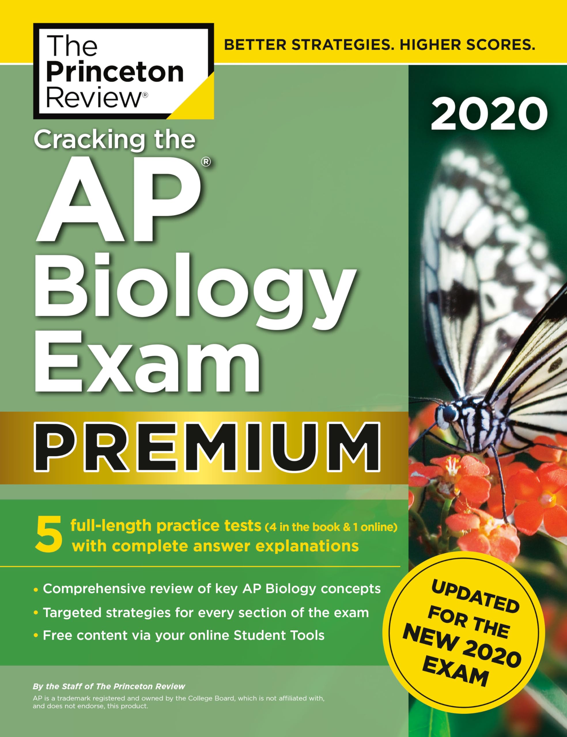 Cracking the AP Biology Exam 2020, Premium Edition: 5 Practice Tests + Complete Content Review + Proven Prep for the NEW 2020 Exam (College Test Preparation) Computer Science