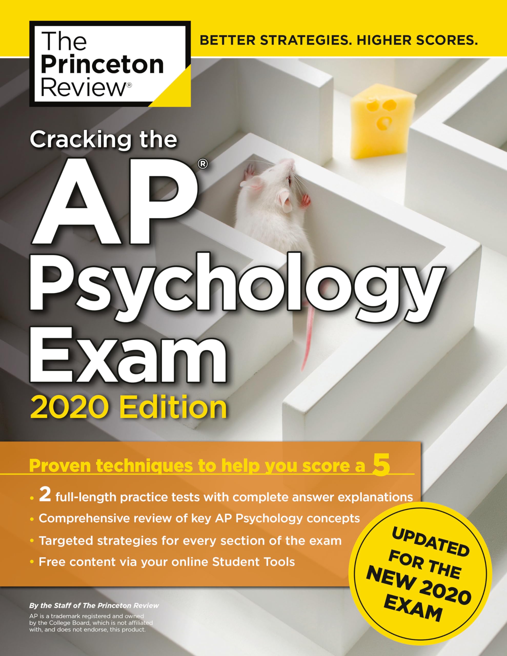 Cracking the AP Psychology Exam, 2020 Edition: Practice Tests & Prep for the NEW 2020 Exam (College Test Preparation) Computer Science
