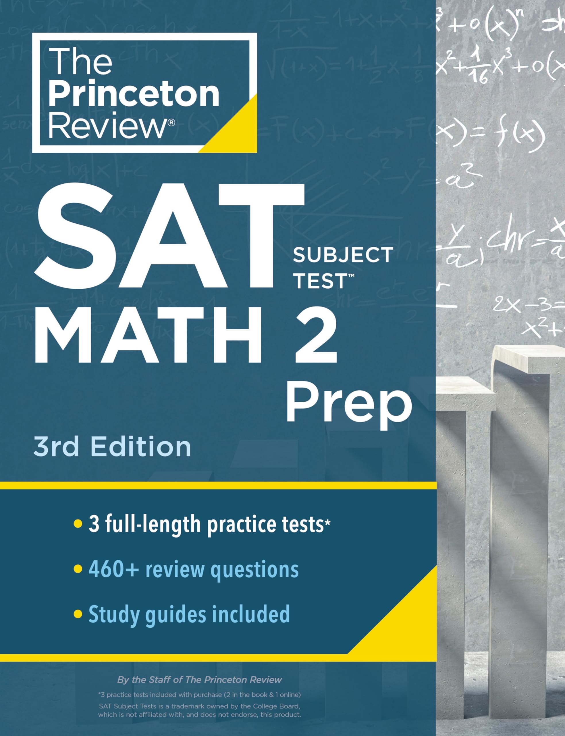 Princeton Review SAT Subject Test Math 2 Prep, 3rd Edition: 3 Practice Tests + Content Review + Strategies & Techniques book