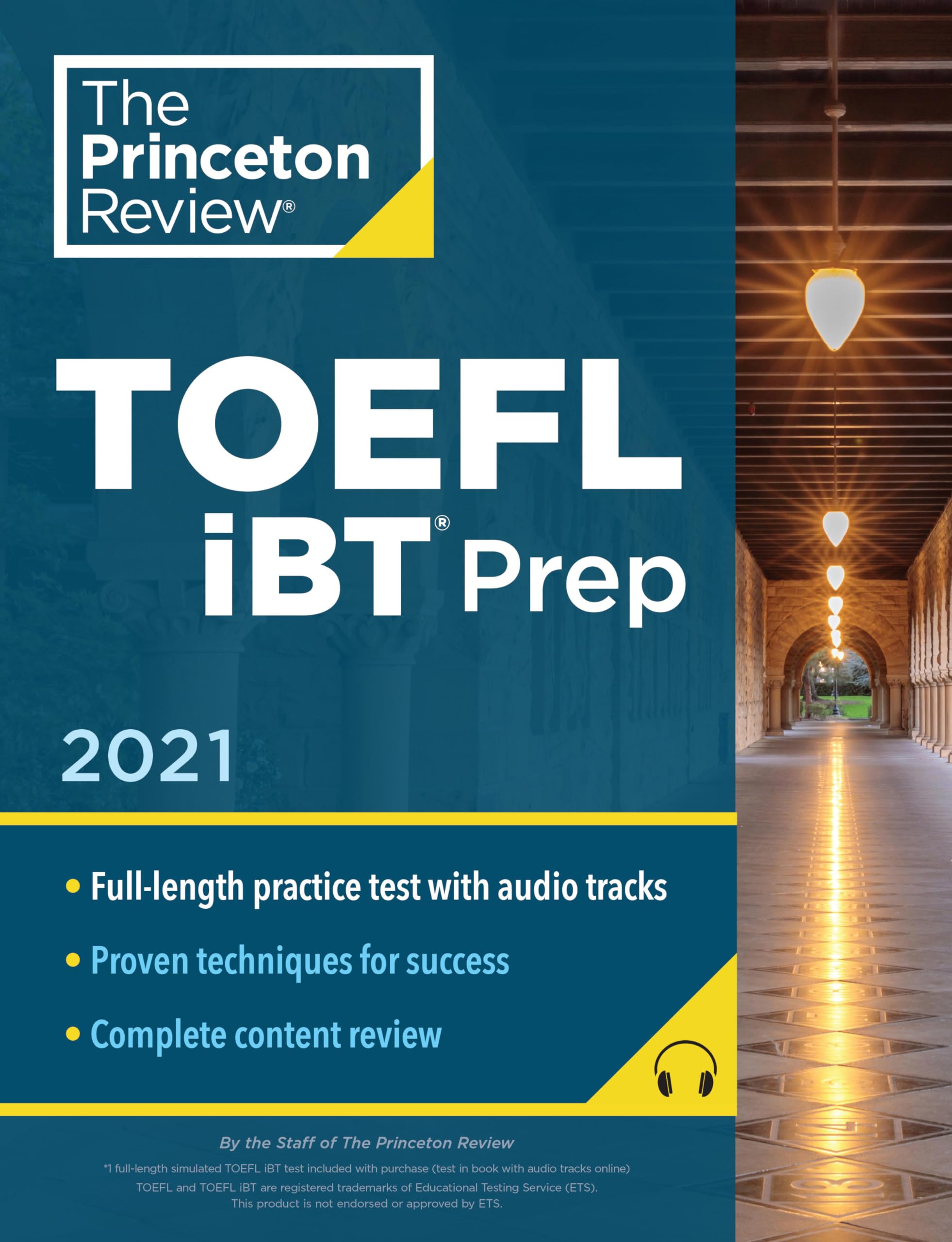 Princeton Review TOEFL iBT Prep with Audio/Listening Tracks, 2021 Foreign Languages ​​& Dictionaries