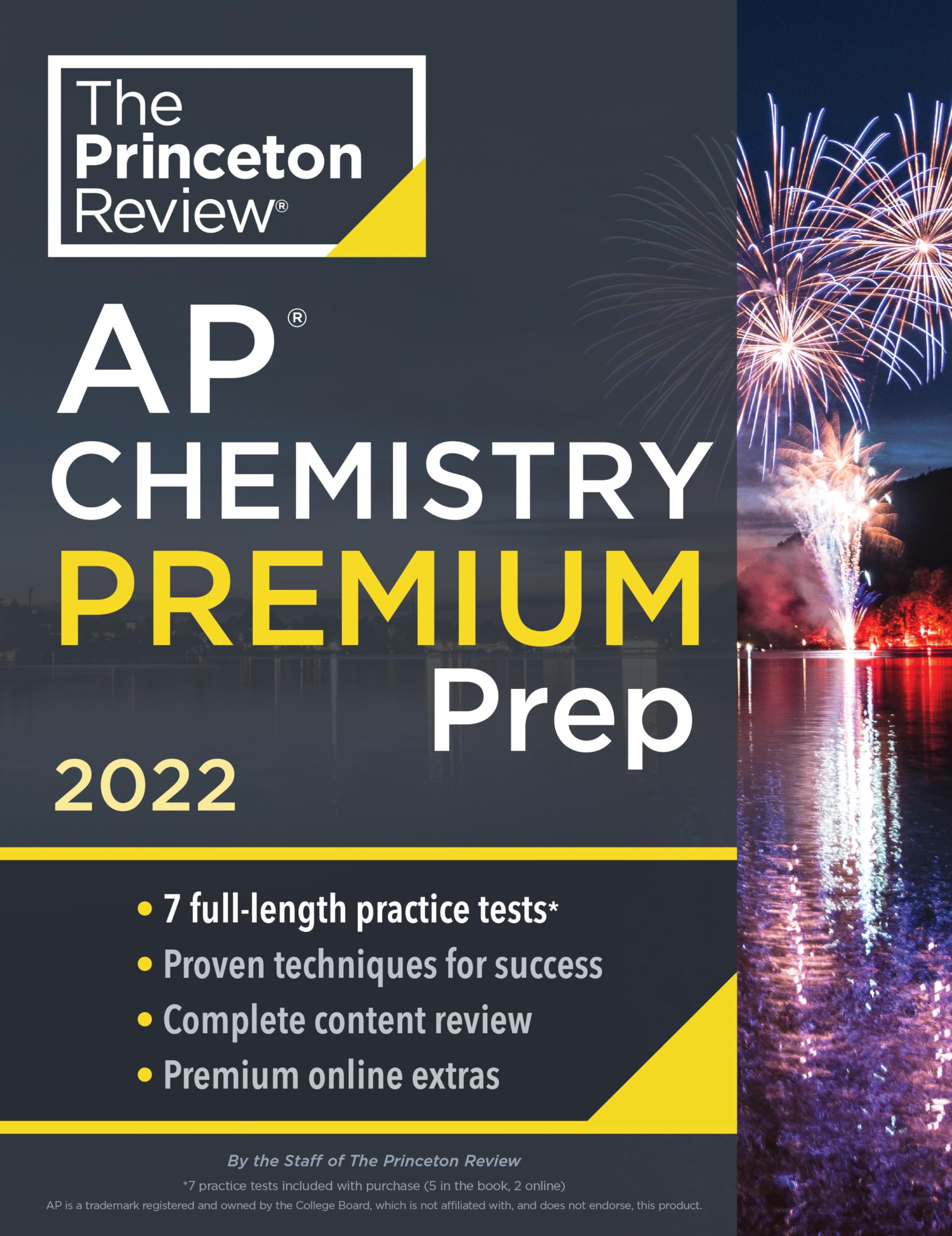 Princeton Review AP Chemistry Premium Prep, 2022: 7 Practice Tests + Complete Content Review + Strategies & Techniques (2022) book