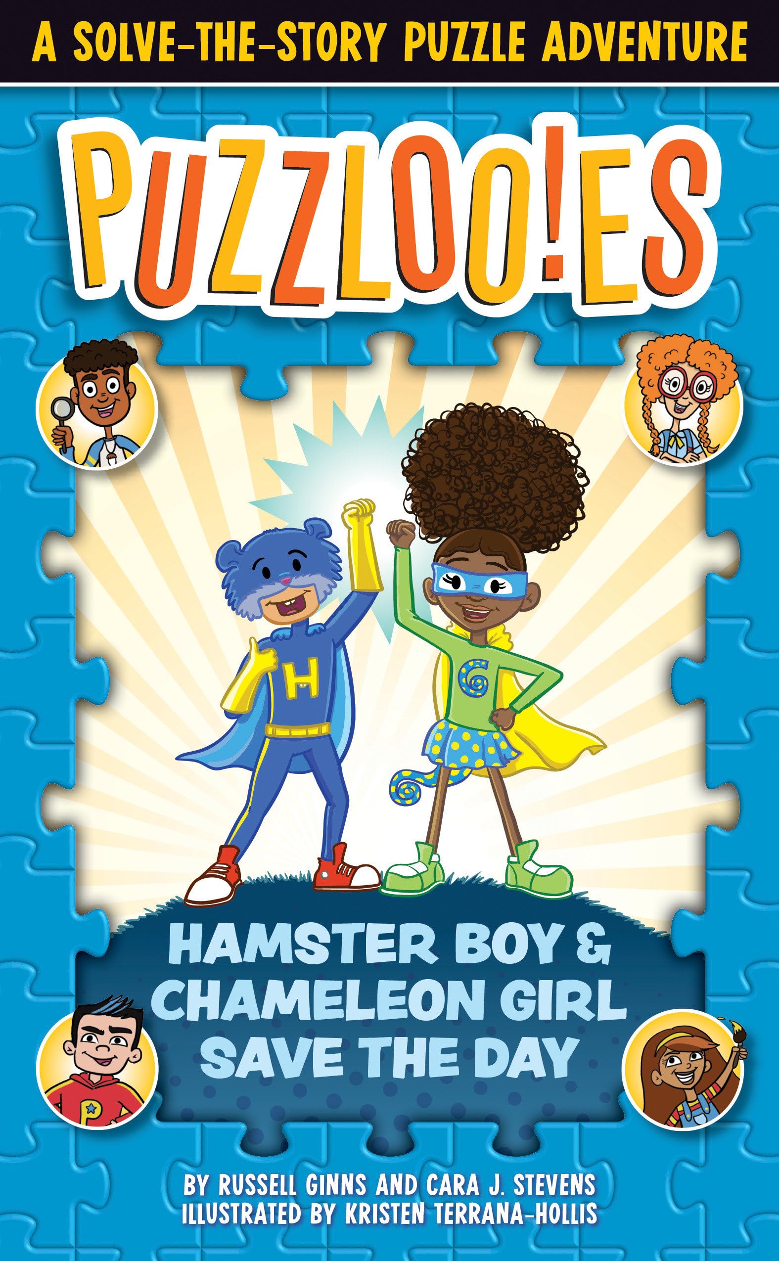 Puzzlooies! Hamster Boy and Chameleon Girl Save the Day: A Solve-the-Story Puzzle Adventure Tiptoi & Games