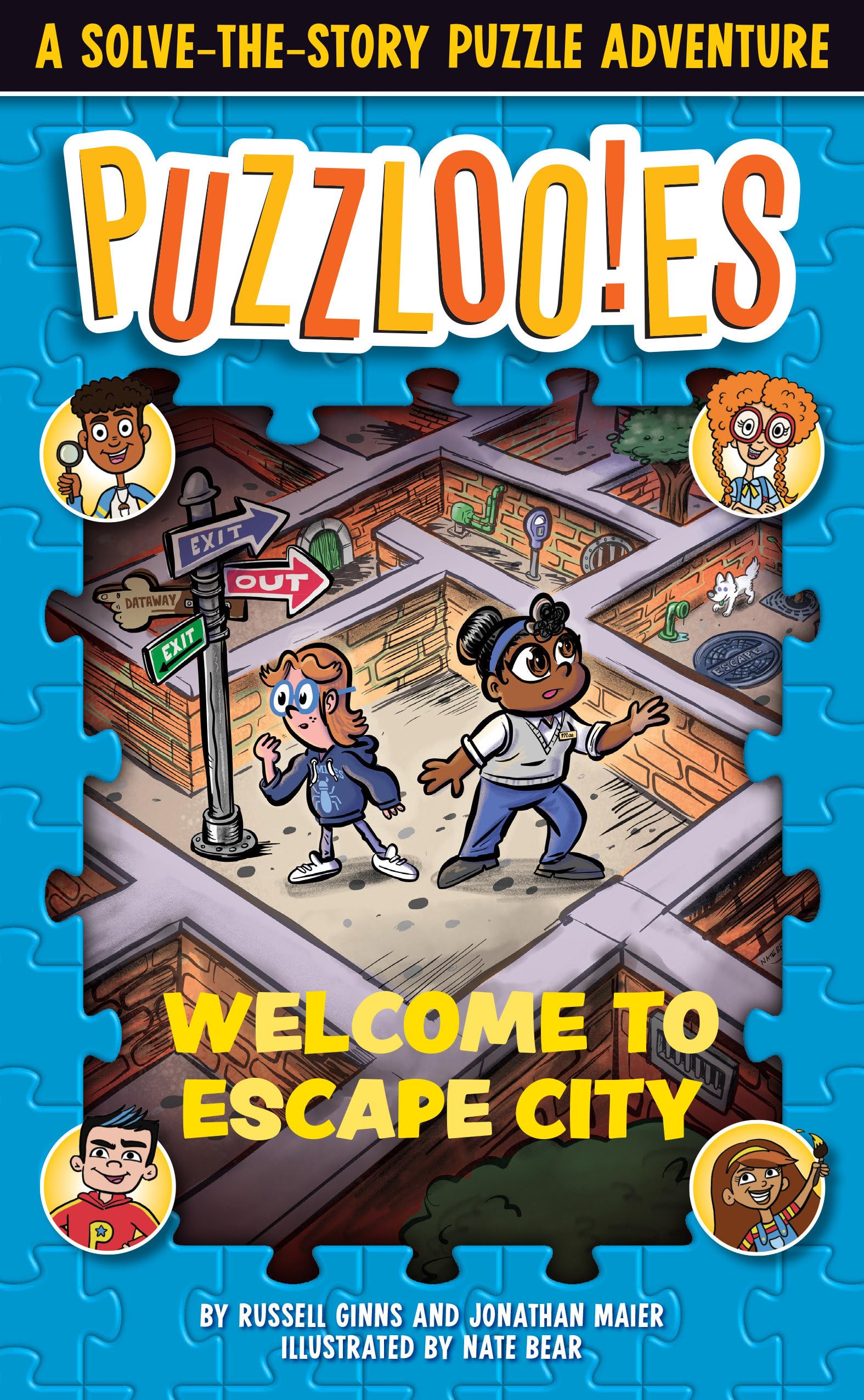 Puzzlooies! Welcome to Escape City: A Solve-the-Story Puzzle Adventure Novels & Short Stories
