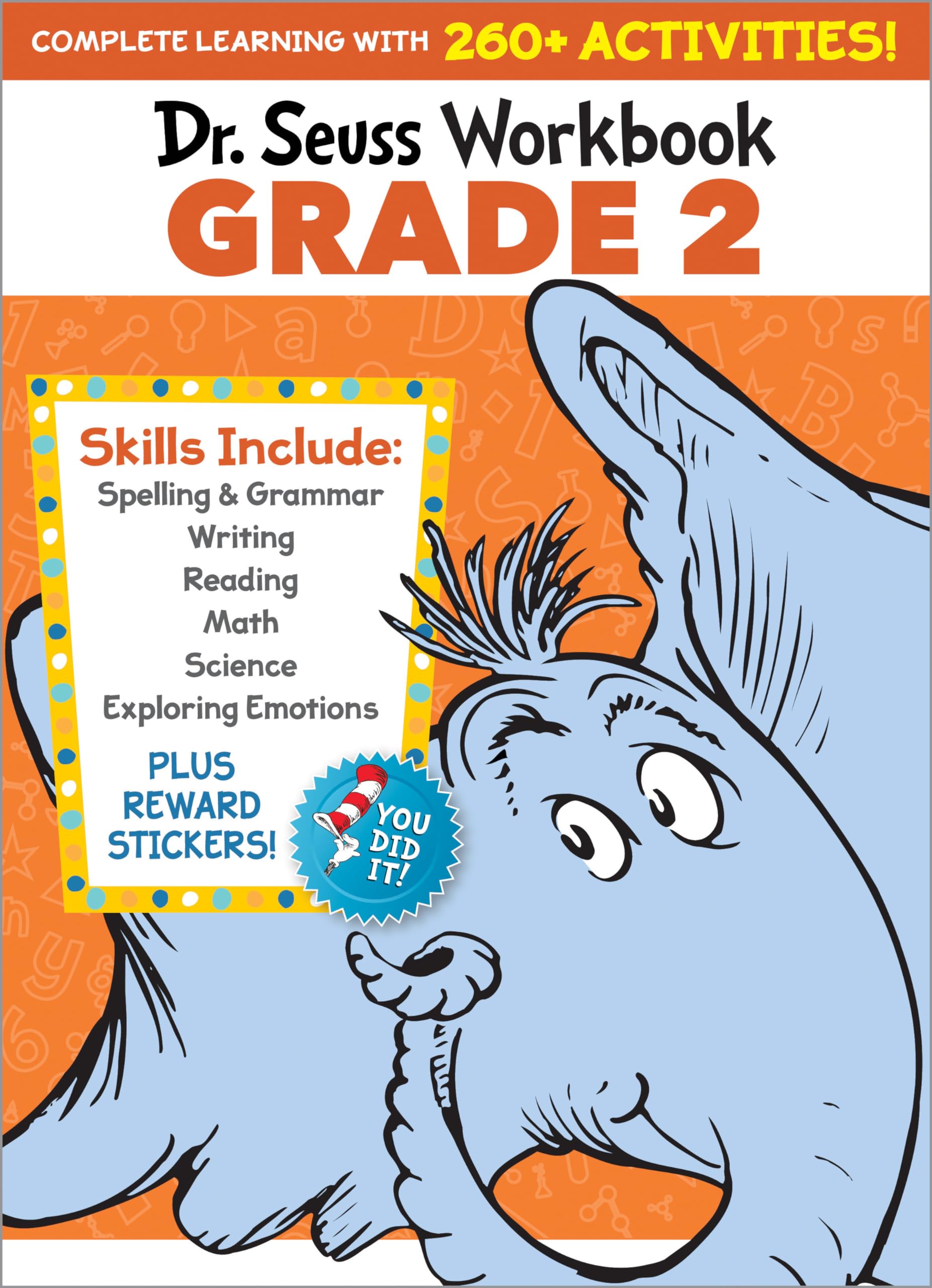 Dr. Seuss Workbook: Grade 2: 260+ Fun Activities with Stickers and More! (Spelling, Phonics, Reading Comprehension, Grammar, Math, Addition & Subtraction, Science) (Dr. Seuss Workbooks) Foreign Languages ​​& Dictionaries