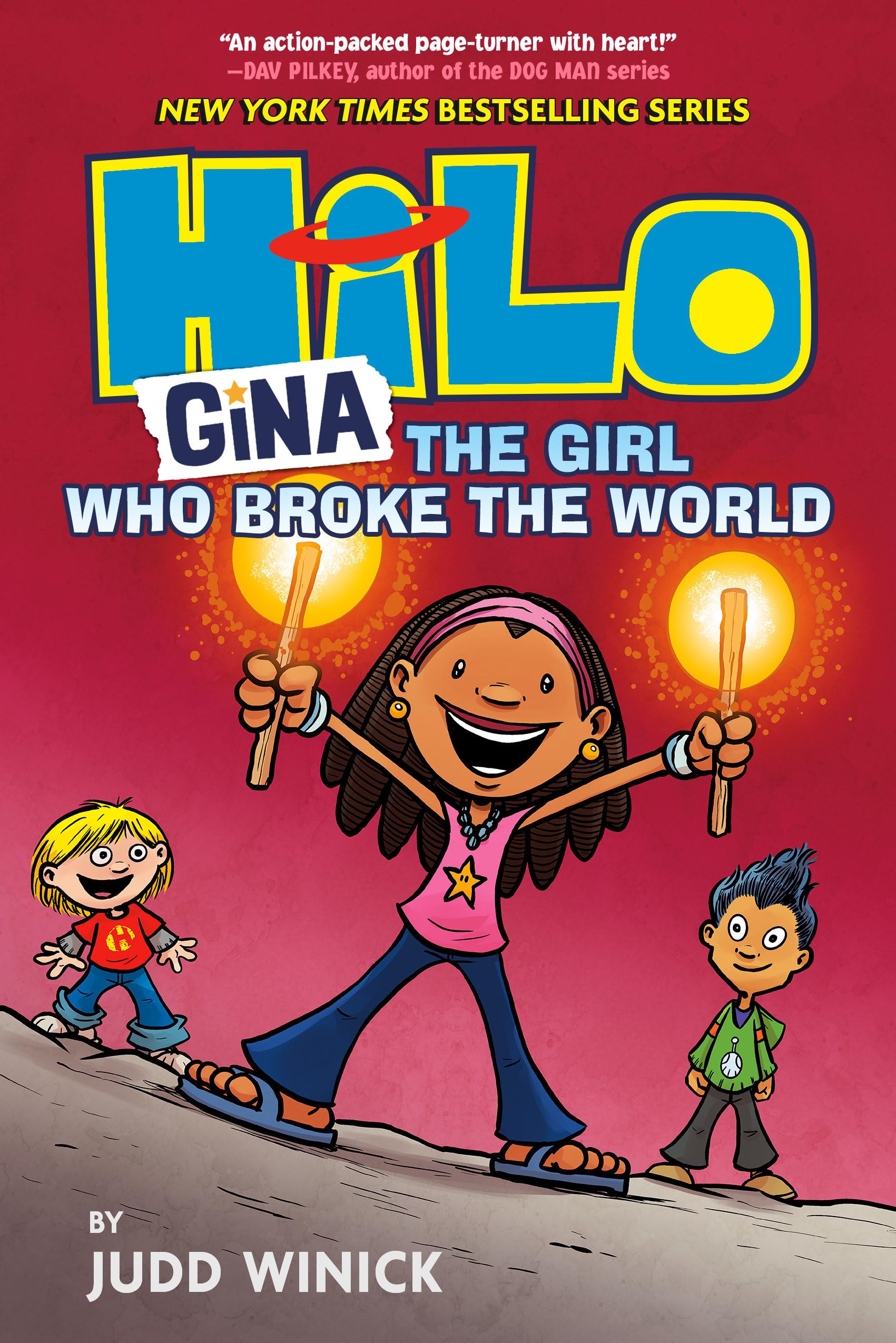 Hilo Book 7: Gina---The Girl Who Broke the World Manga