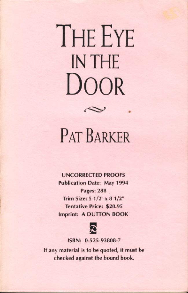 The Eye in the Door Historical Fiction